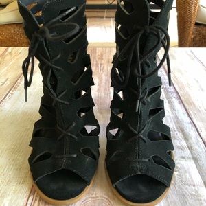 Mia lace up heels